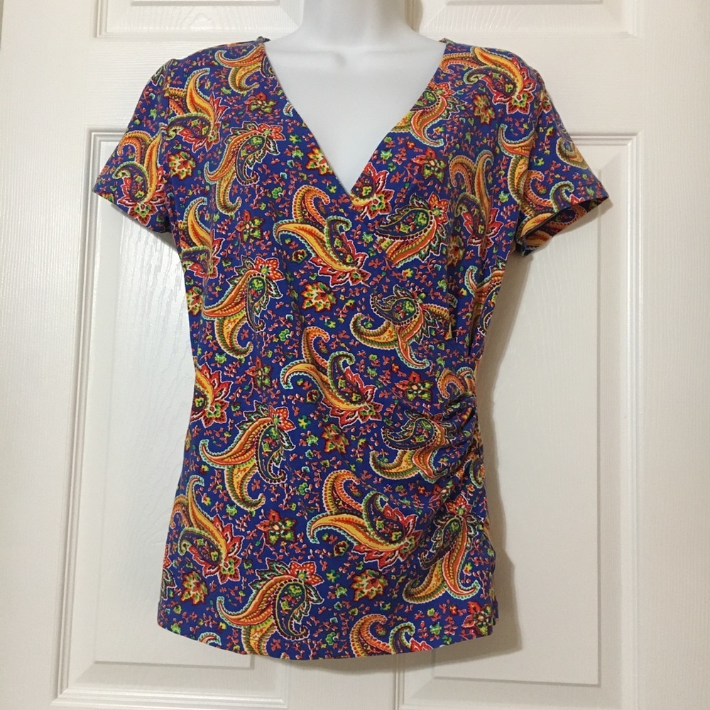 3 for $25! Ralph Lauren colorful top
